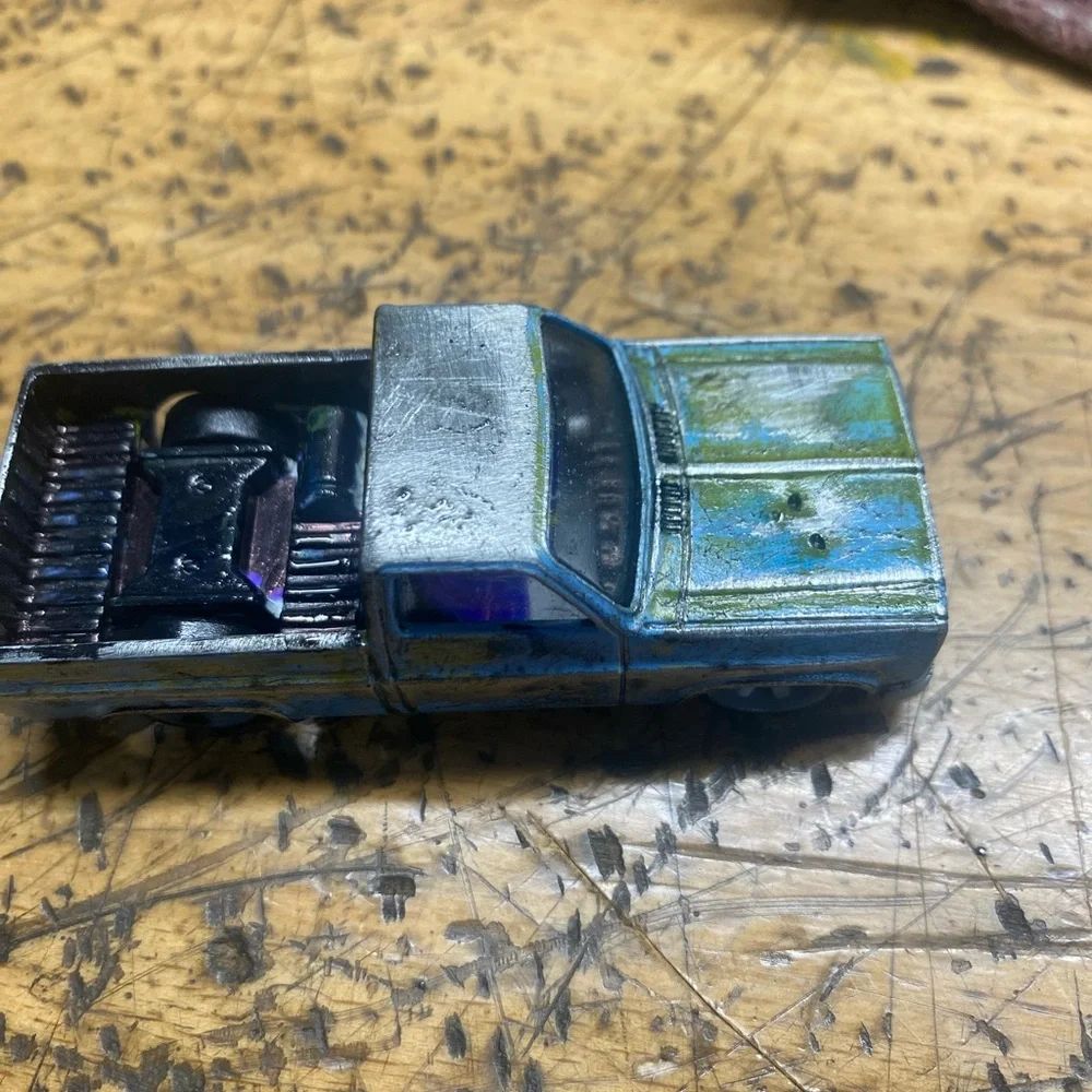 Hotwheels 1983 Chevy custom rat rod/shop truck I can do specific cars or style
